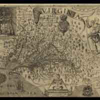 John Smith's Map of Virginia quotVirginia / discovered and discribed by Captayn John Smith, 1606; graven by William Hole.quot London, 1624. Map Collections: 1544-1999, American Memory collections, Library of Congress.
